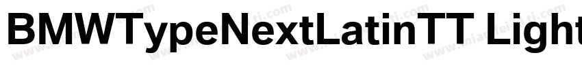 BMWTypeNextLatinTT Light字体转换